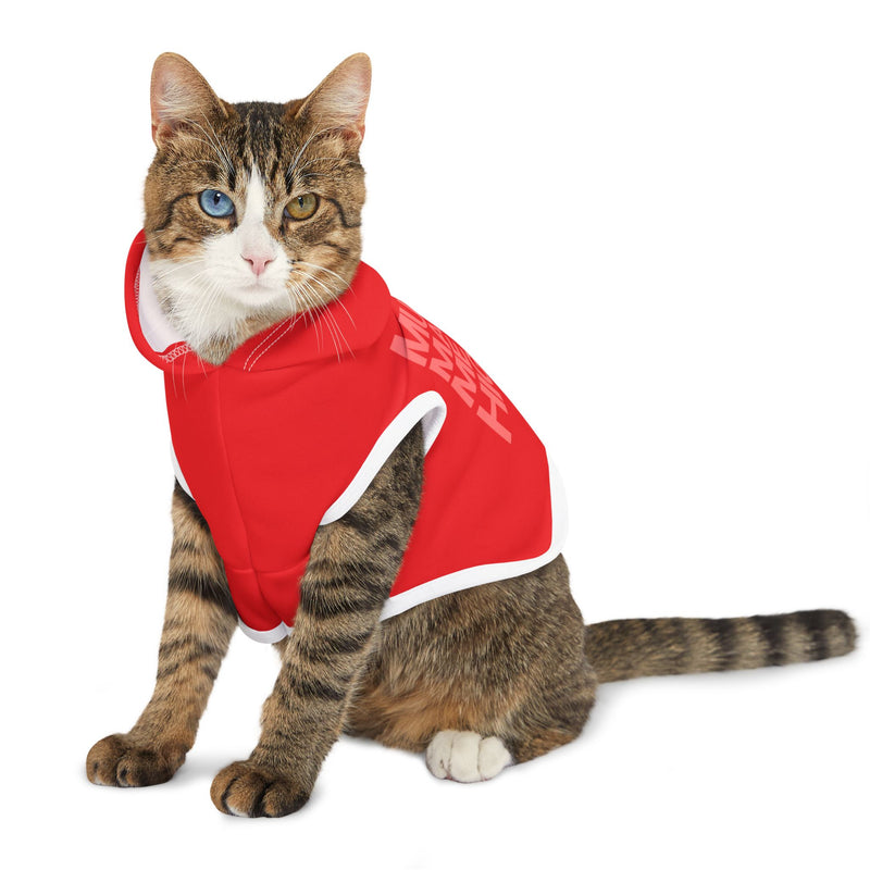 MMMH Pet Hoodie: Red | Light Red