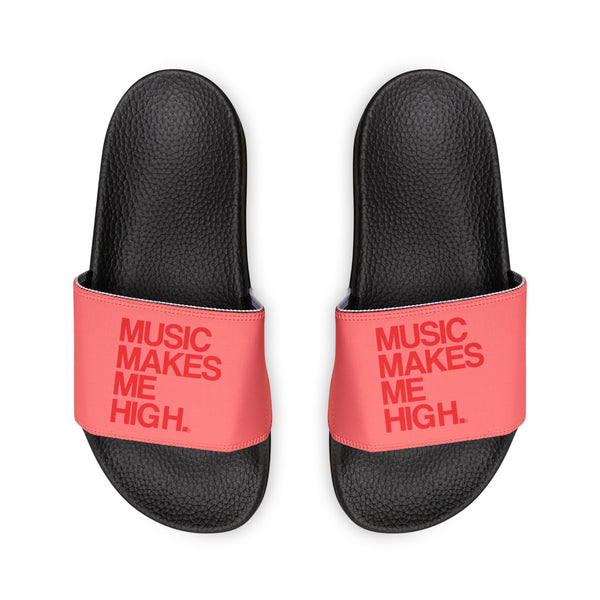 MMMH Unisex Sandals: Light Red/Black | Red