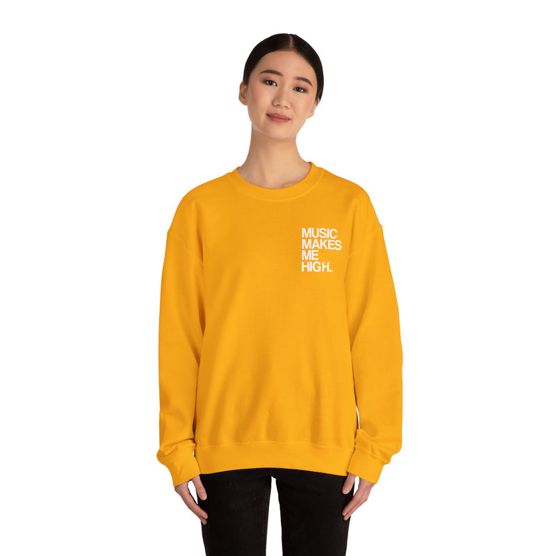 MMMH Unisex Sweatshirt: Gold | White