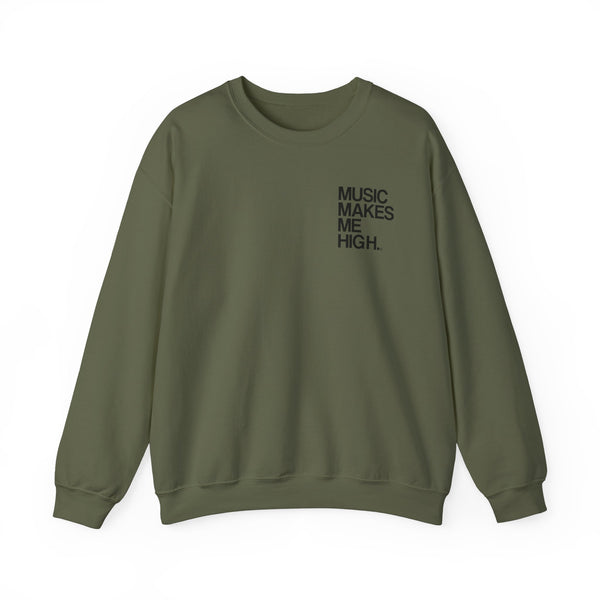 MMMH Unisex Sweatshirt: Military Green | Black Lettering