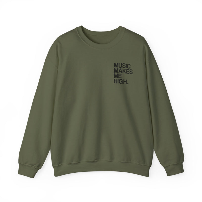 MMMH Unisex Sweatshirt: Military Green | Black