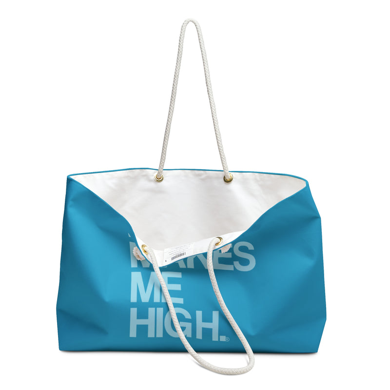 MMMH Weekender Bag (Rope Handle): Turquoise | Light Turquoise