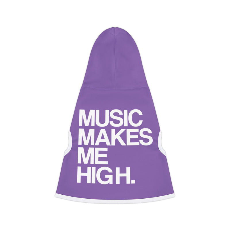 MMMH Pet Hoodie: Light Purple | White