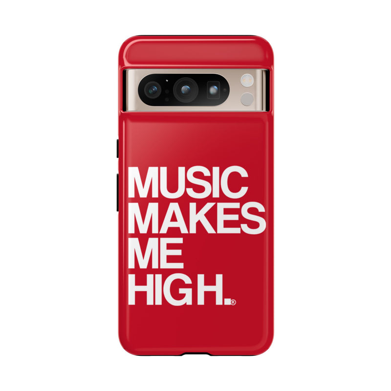 MMMH Classic Phone Case: Dark Red | White