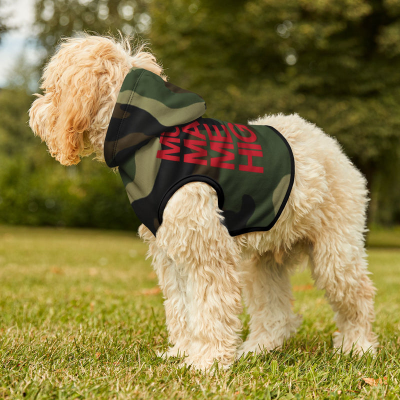 MMMH Pet Hoodie: Camo | Red