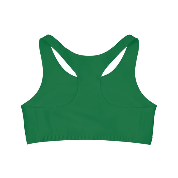 MMMH Sports Bra: Dark Green | Green