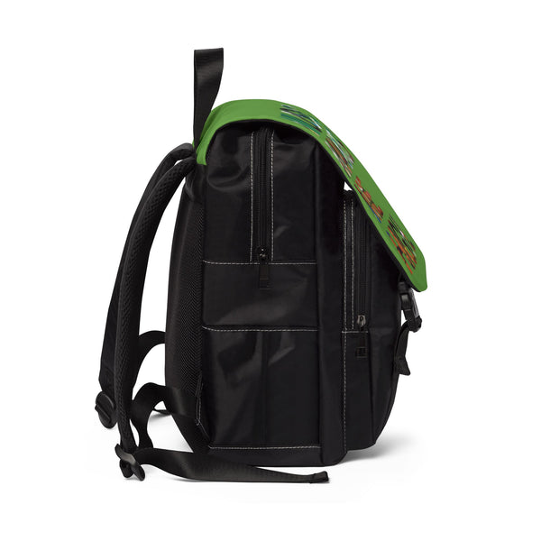 MMMH Backpack: Green | Graffiti