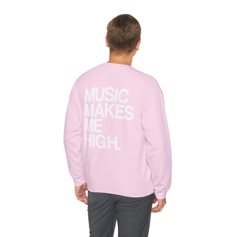 MMMH Unisex Sweatshirt: Light Pink | White