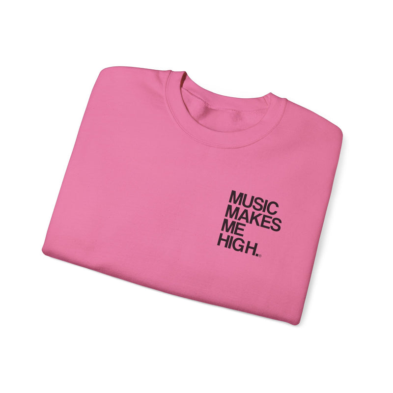 MMMH Unisex Sweatshirt: Safety Pink | Black Lettering