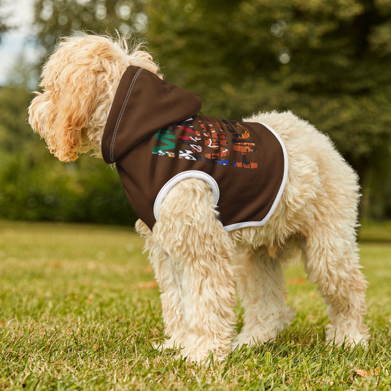 MMMH Pet Hoodie: Brown | Graffiti