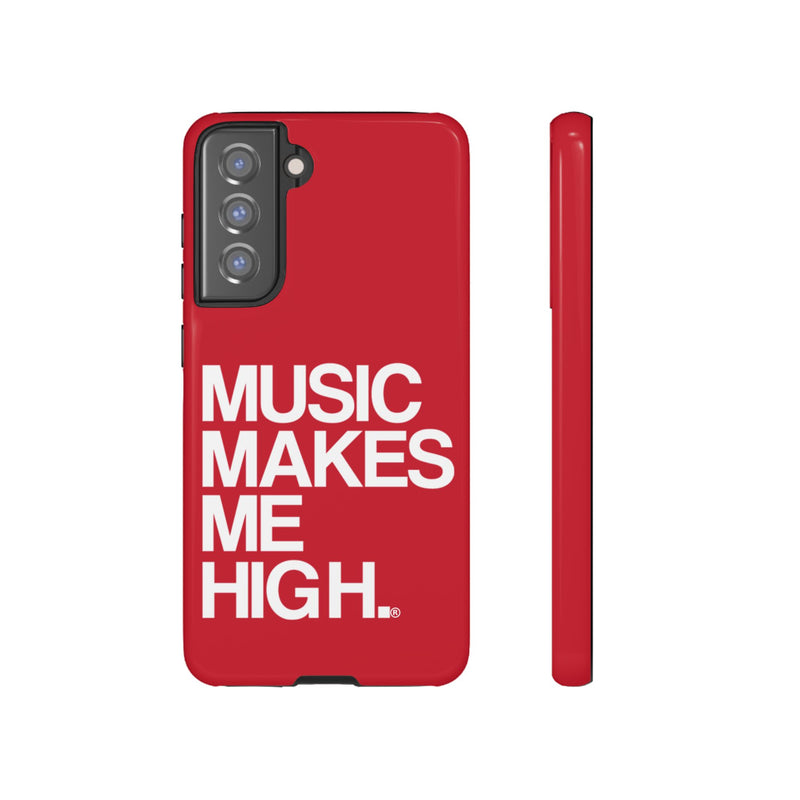 MMMH Classic Phone Case: Dark Red | White