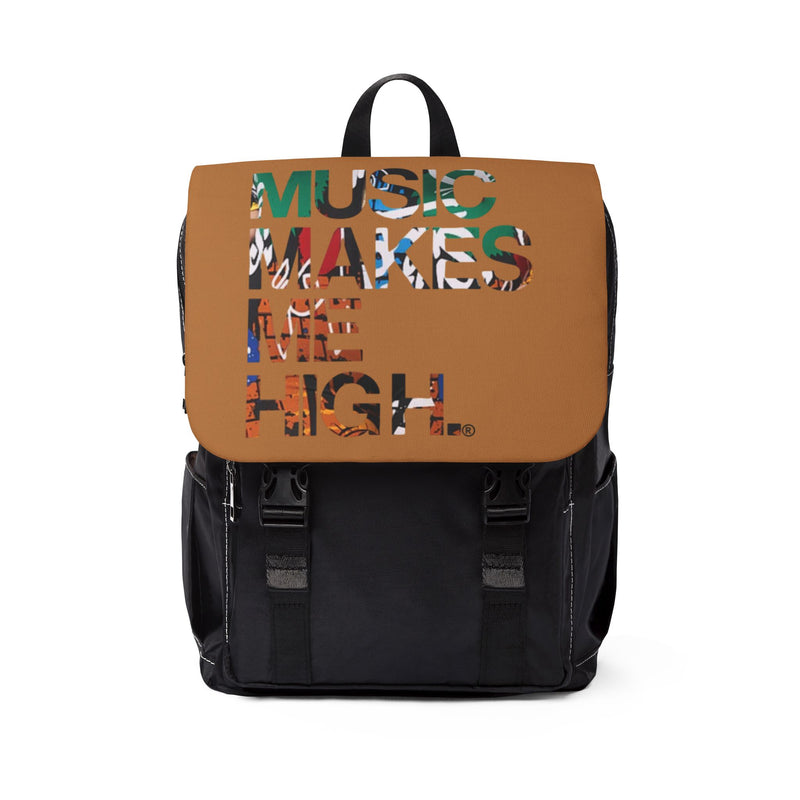 MMMH Backpack: Light Brown | Graffiti