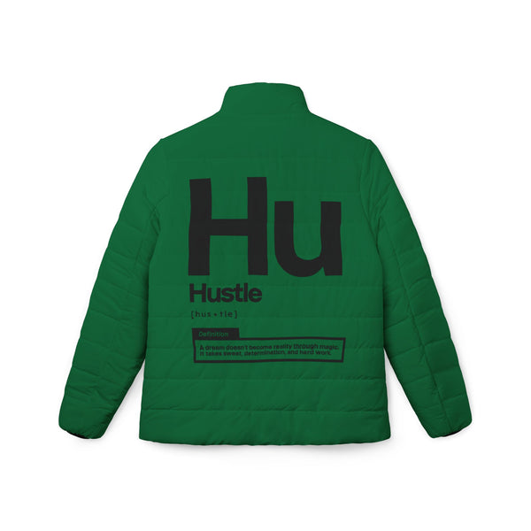 NOVL Women’s Puffer Jacket: Hustle Black | Dark Green