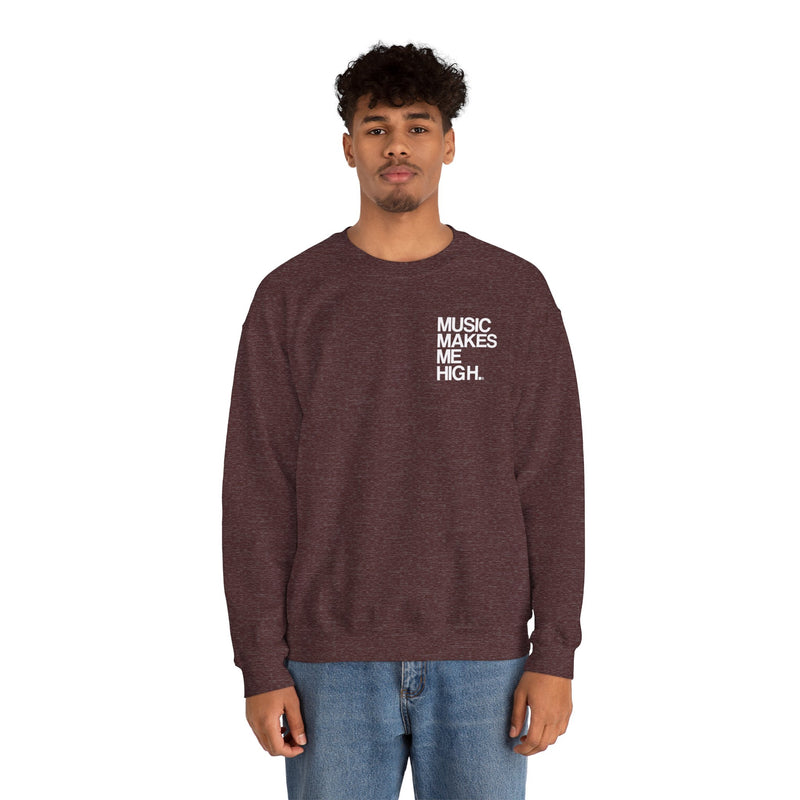 MMMH Unisex Sweatshirt: Heather Sport Dark Maroon | White Lettering