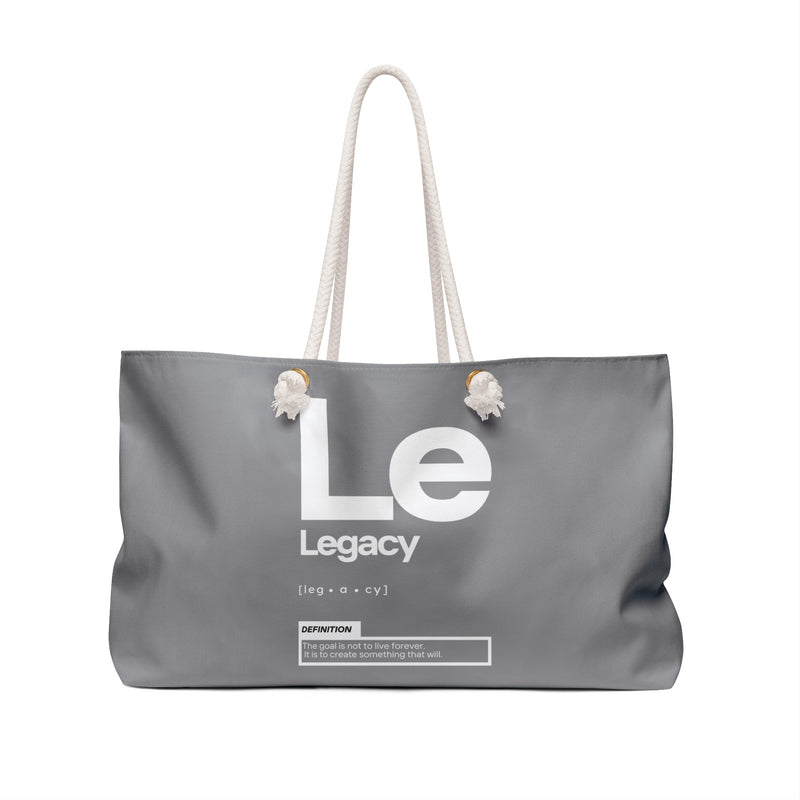 NOVL Weekender Bag (Rope Handle): Legacy Grey | White