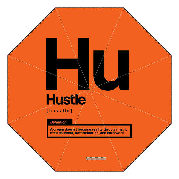 NOVL Umbrella: Hustle Black | Orange