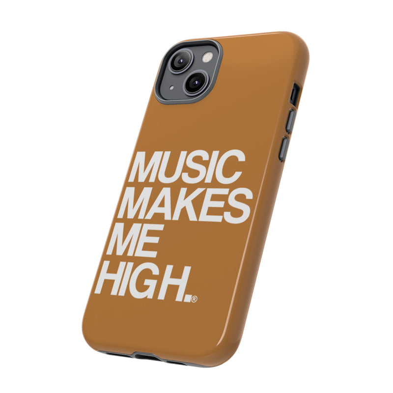 MMMH Classic Phone Case: Light Brown | White