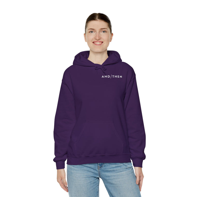 IJTT Unisex Hoodie: AT Slash White | Purple