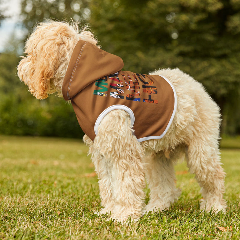 MMMH Pet Hoodie: Light Brown | Graffiti