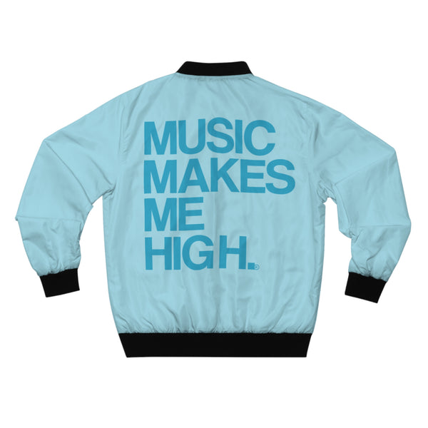 MMMH Unisex Bomber Jacket: Light Turquoise | Turquoise