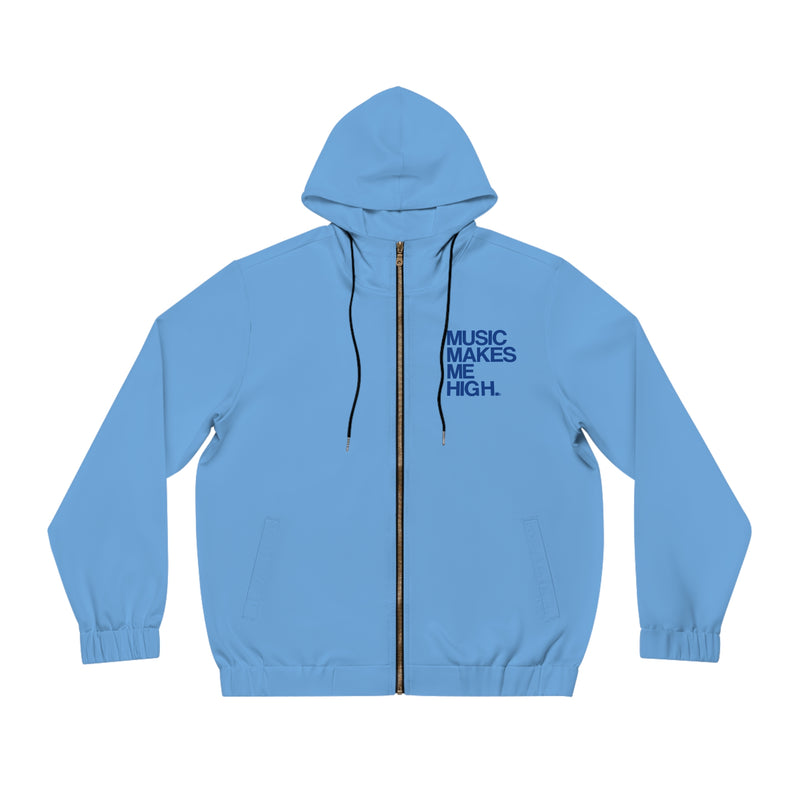 MMMH Unisex Zip Hoodie: Light Blue | Dark Blue