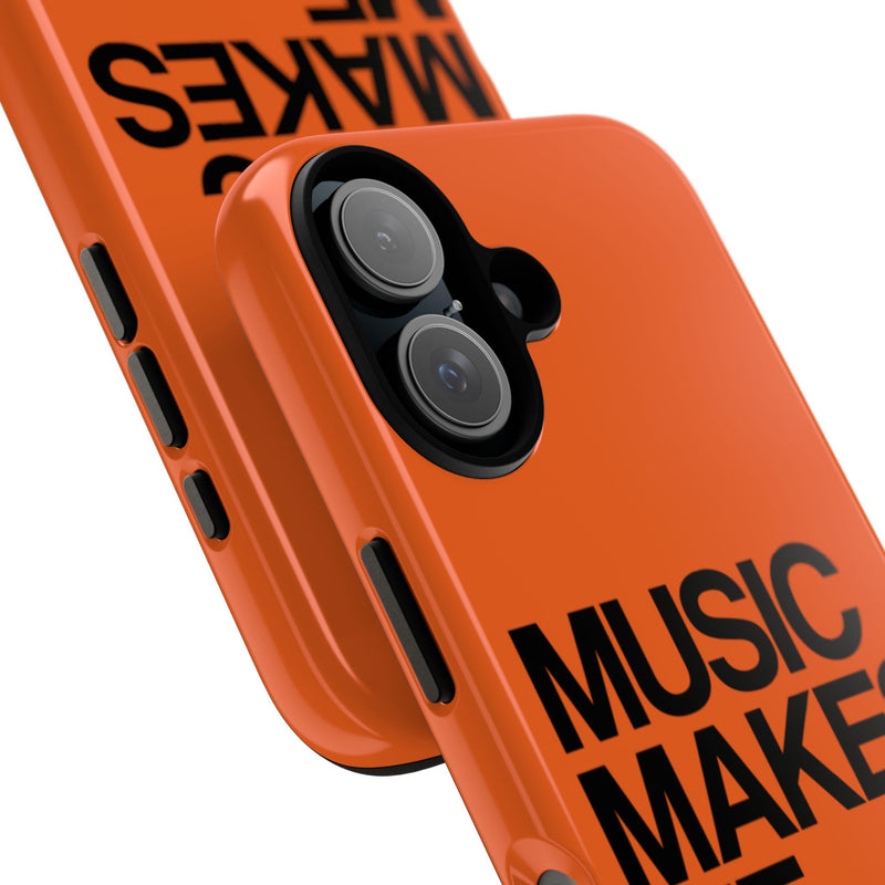 MMMH Classic Phone Case: Orange | Black