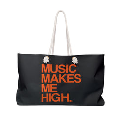 MMMH Weekender Bag (Rope Handle): Black | Orange