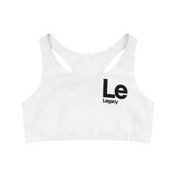 NOVL Sports Bra: Legacy White | Black