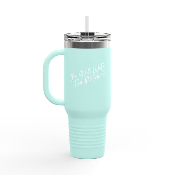 TGWTN Insulated Mug: White | Teal