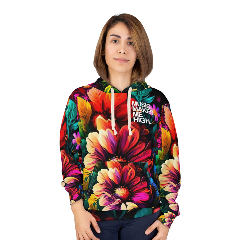 MMMH Unisex Hoodie: Floral | White