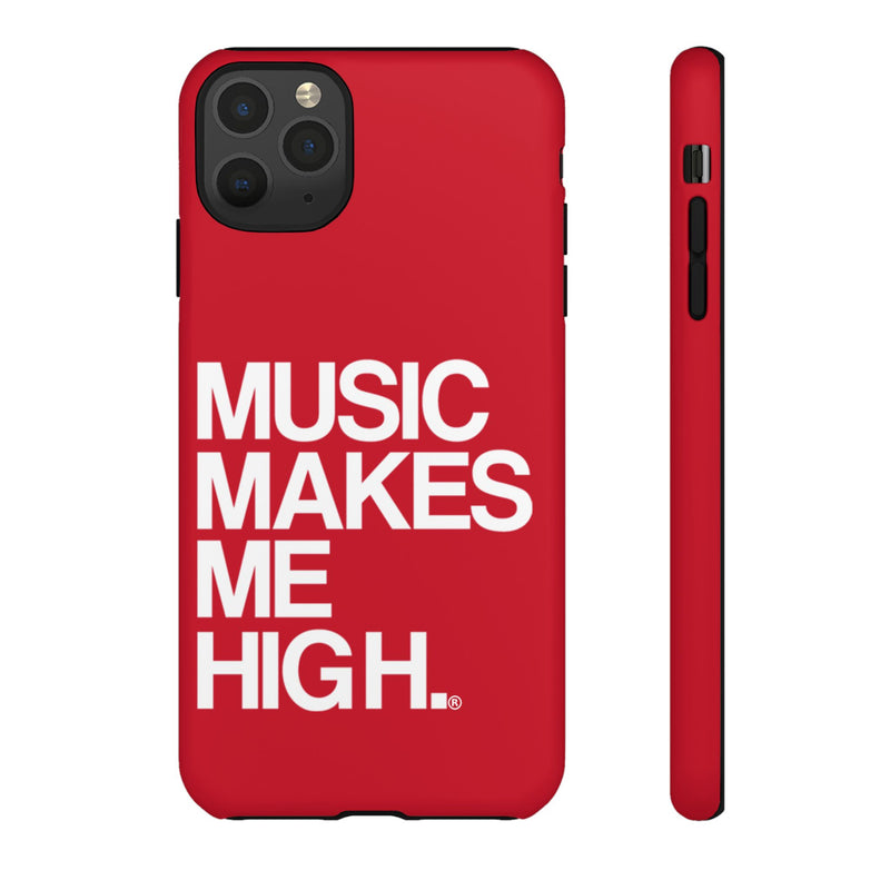 MMMH Classic Phone Case: Dark Red | White