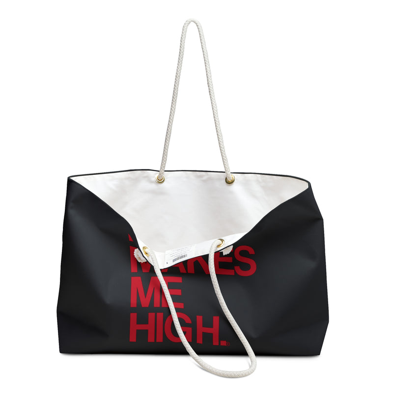 MMMH Weekender Bag (Rope Handle): Black | Red