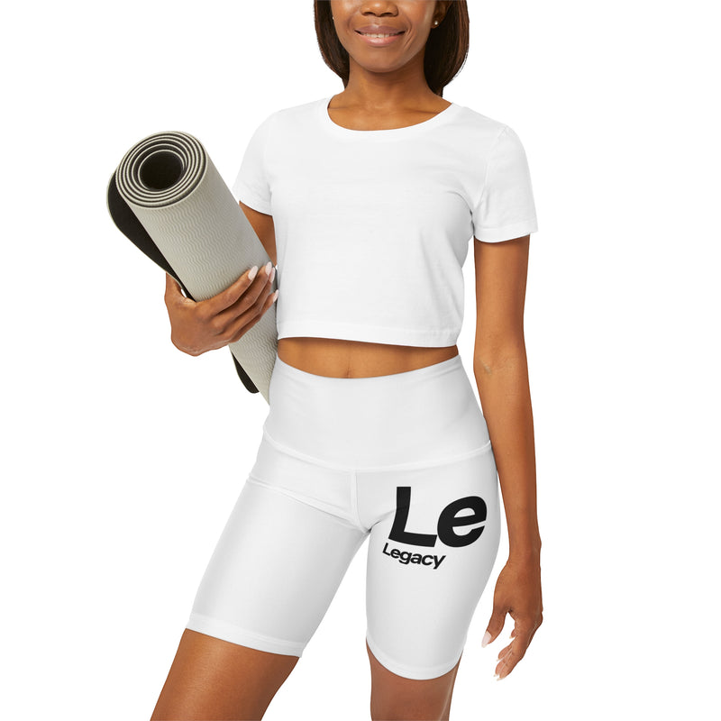 NOVL Yoga Shorts: Legacy White | Black