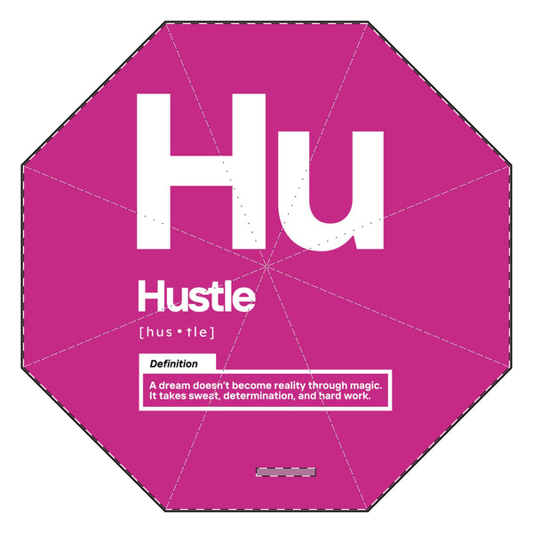 NOVL Umbrella: Hustle White | Pink