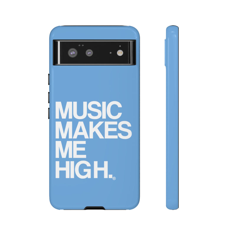 MMMH Classic Phone Case: Light Blue | White