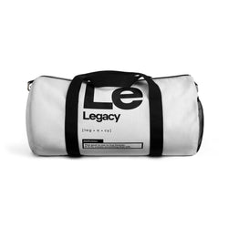 NOVL Duffel Bag: Legacy White | Black