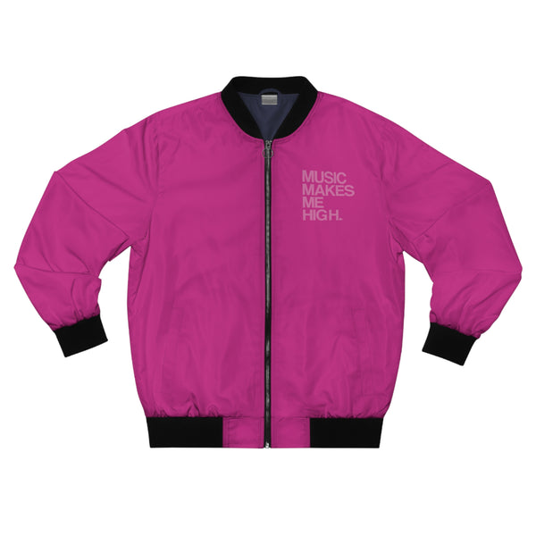 MMMH Unisex Bomber Jacket: Pink | Light Pink