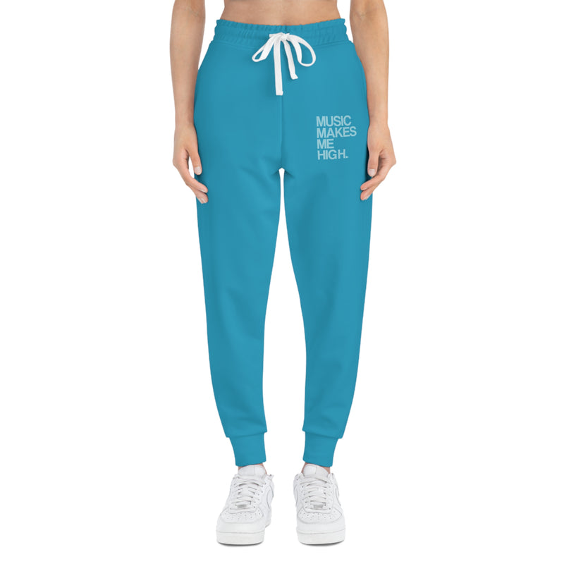 MMMH Unisex Joggers: Turquoise | Light Turquoise