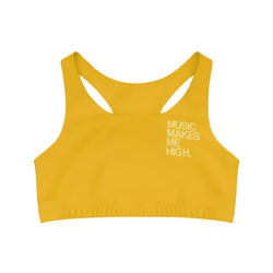 MMMH Sports Bra: Yellow | Light Yellow