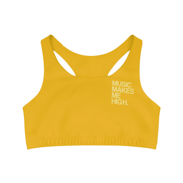 MMMH Sports Bra: Yellow | Light Yellow