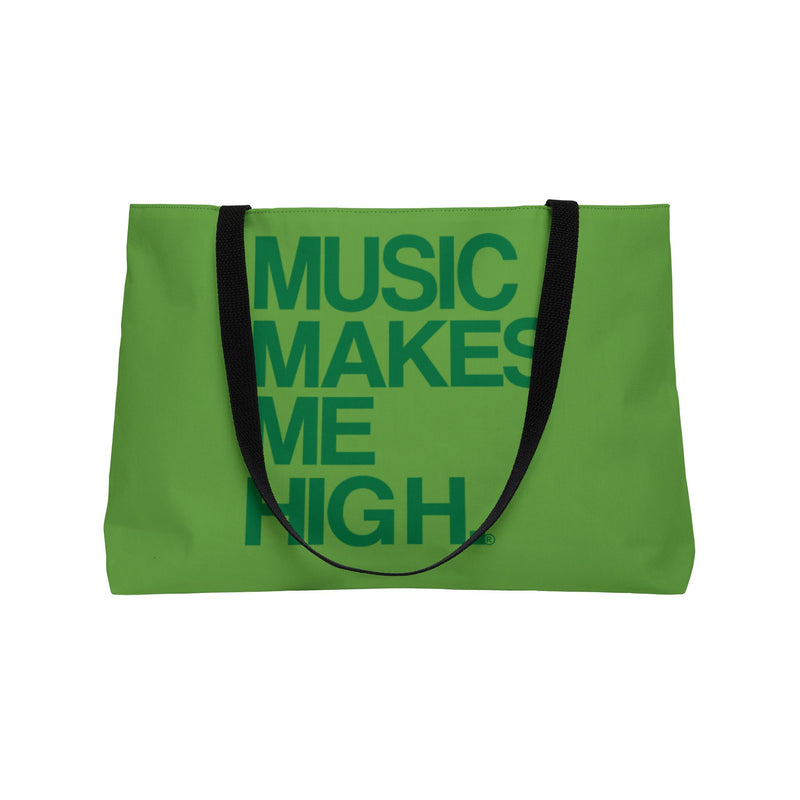 MMMH Weekender Bag (Black Handle): Green | Dark Green