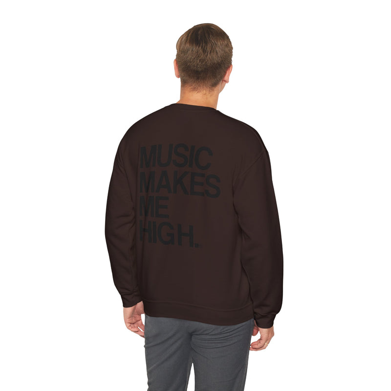 MMMH Unisex Sweatshirt: Dark Chocolate | Black Lettering