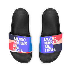 MMMH Unisex Sandals: Rene/Black | White