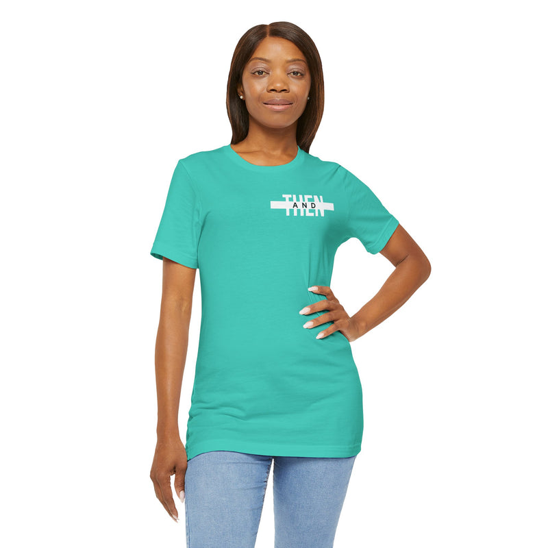 IJTT Unisex T-Shirt: AT Strike White | Teal