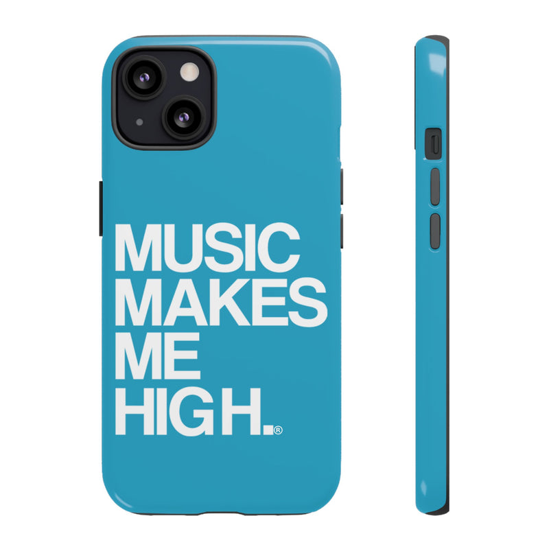 MMMH Classic Phone Case: Turquoise | White