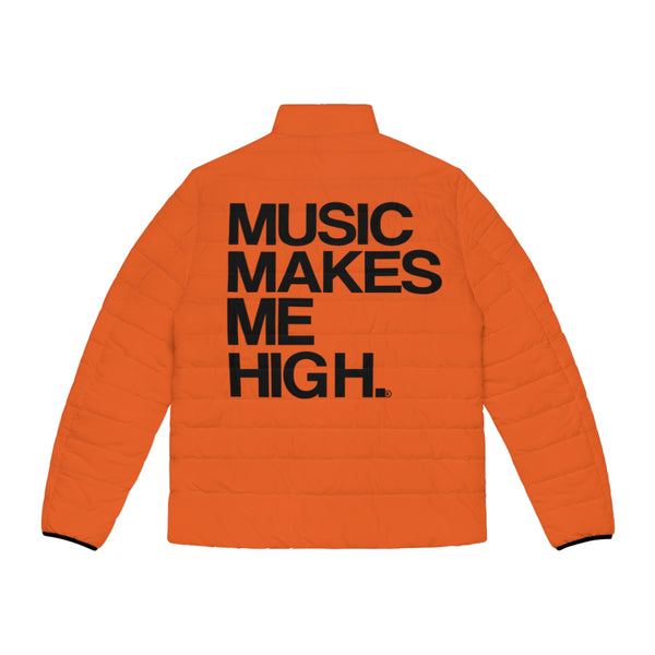 Copy of MMMH Men's Puffer Jacket: Orange | Black