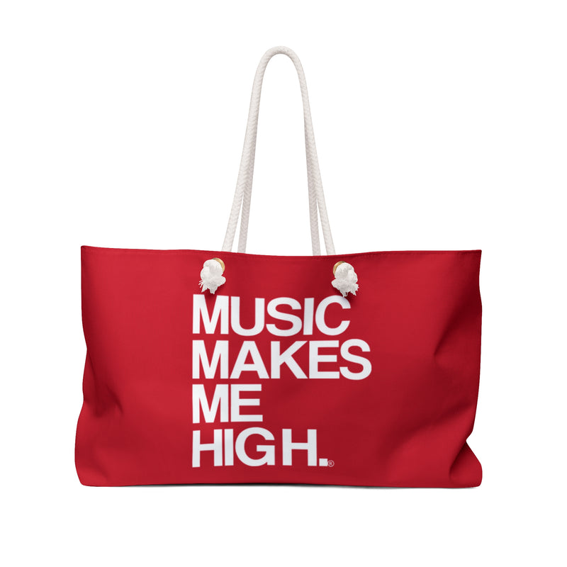 MMMH Weekender Bag (Rope Handle): Red | White