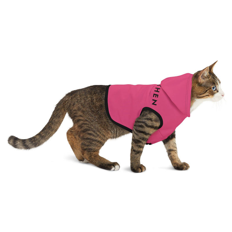 IJTT Pet Hoodie: AT Slash Black | Pink