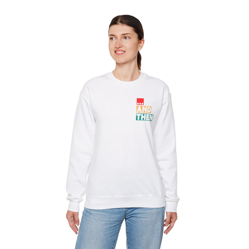 IJTT Unisex Sweatshirt: AT Block Multi/White | White