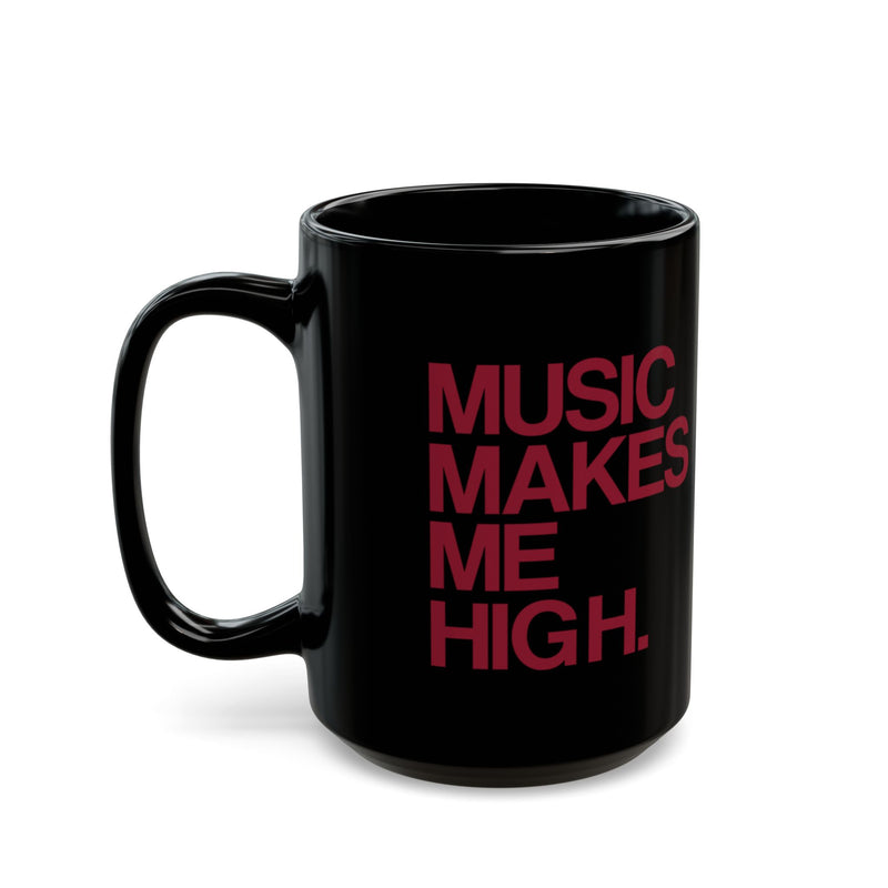 MMMH Black Mug: Cardinal Red